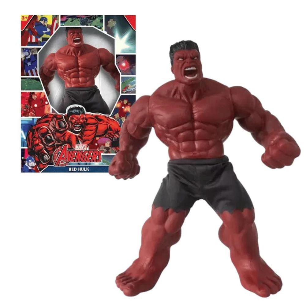 Boneco Hulk Vermelho Gigante 45cm Marvel Avengers Mimo Toys