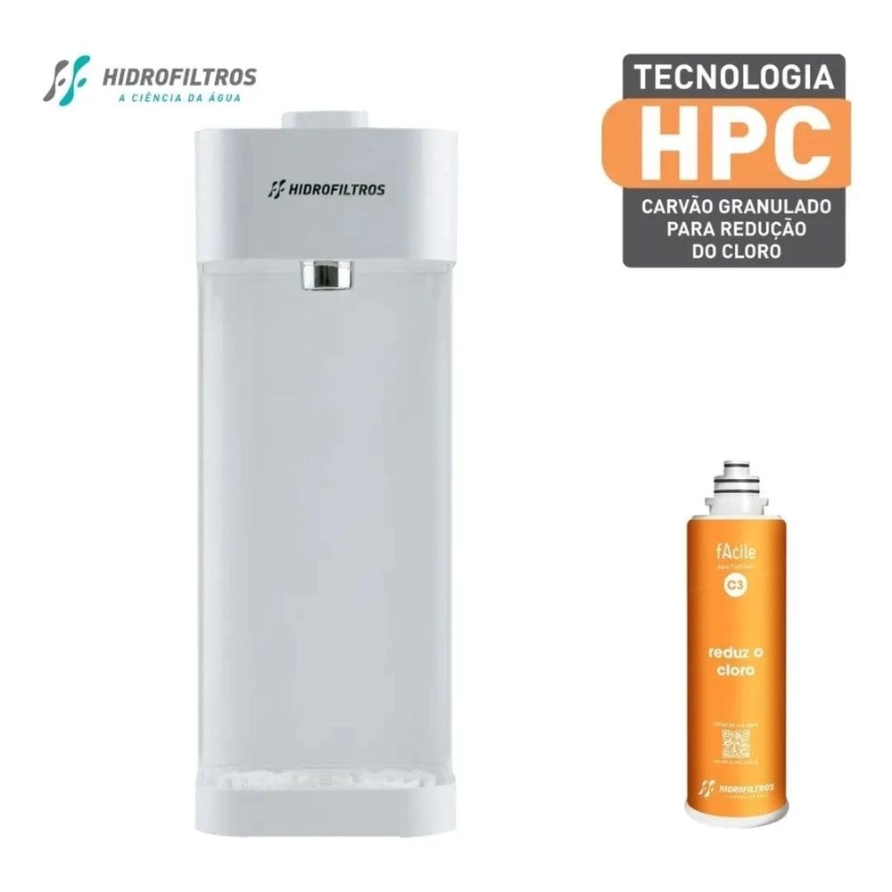 Purificador de Água Facile Branco HidroFiltros