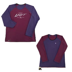 Camiseta UOT Manga Longa Roxa Dupla Face MCL-0049