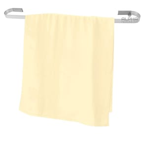 Suporte Porta Toalha Banho Parede Banheiro Quadrado Cromado