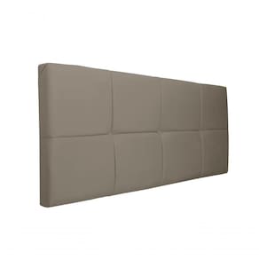 Painel Cabeceira Estofado Decorativo Para Cama Casal 1,40Cm Capuccino Smf Decor