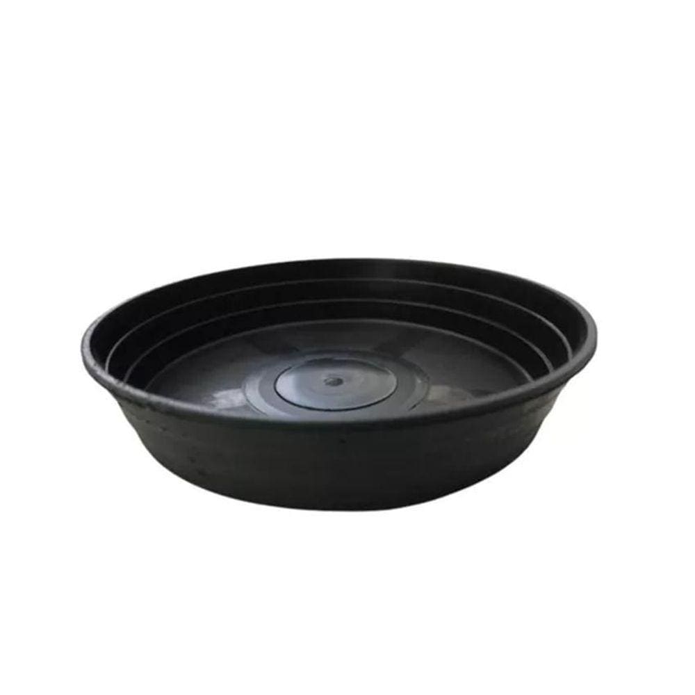 Prato Para Vaso 24 Cm Preto Goyama