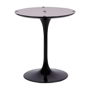 Base De Mesa De Jantar 80Cm Até 120Cm Preto Branco