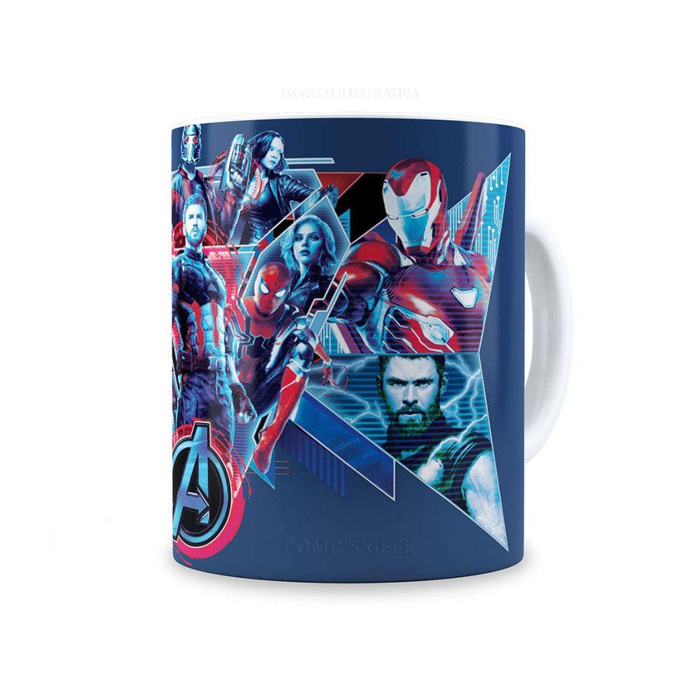 Caneca Personalizada Avengers 325 Ml
