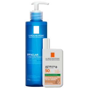 Kit La Roche-Posay Anthelios Airlicium Cor 2.0 & Effaclar Concentrado (2 Produtos)