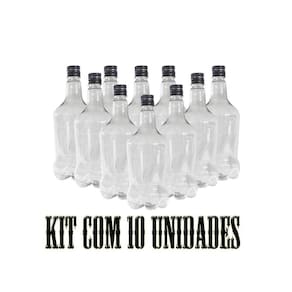 Growler Pet 1000Ml Com Marcação Cristal - Pack Com 10 Un