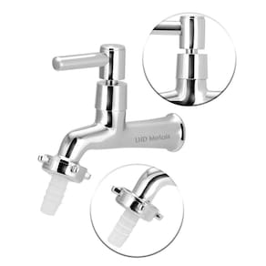 Torneira Para Tanque Jardim Com Bico Alavanca Metal 1/4V Luxo