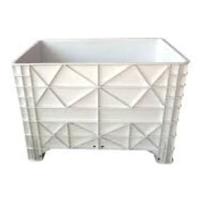 Caixa Plastica 370L Cor Branca Sem Tampa