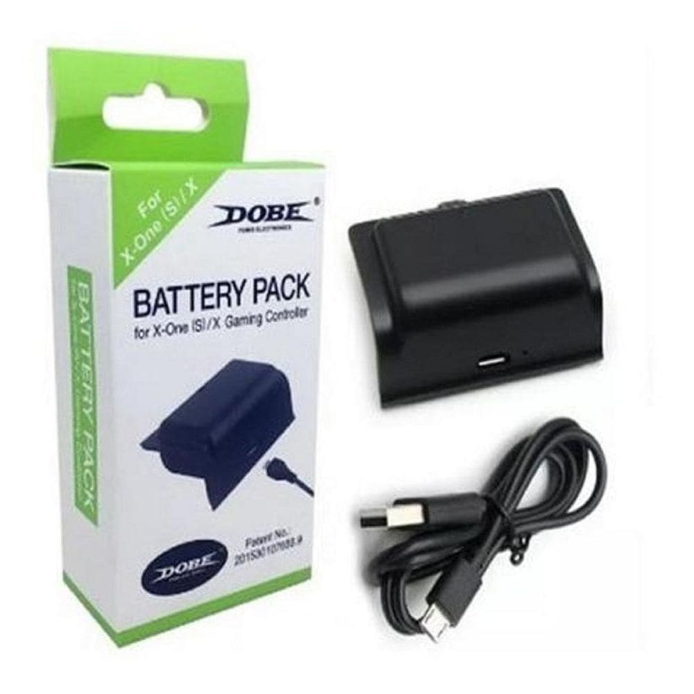 Bateria + Cabo Carregador Controle Xbox One S Play 400Mah