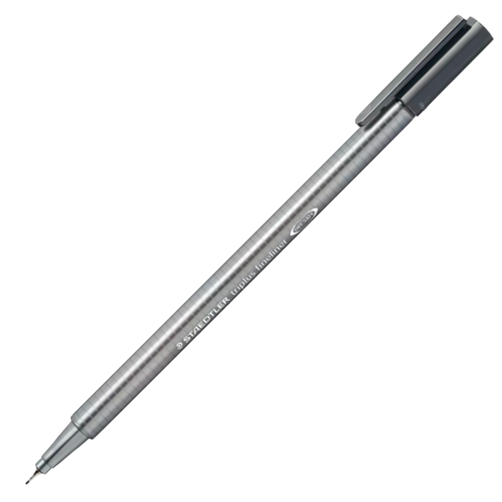 Caneta fineliner 0.3mm Triplus 334-8 Cinza Staedtler