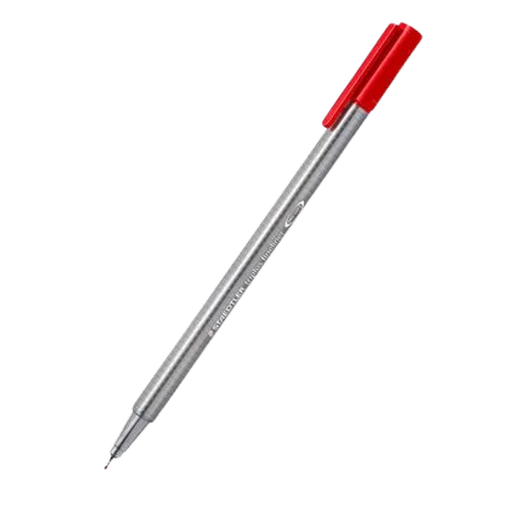 Caneta fineliner 0.3mm Triplus 334-2 Vermelho Staedtler