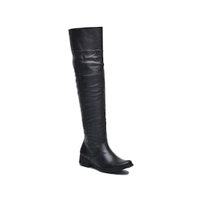 Bota Ice&Fire Cano Longo Bico Fino Salto Baixo