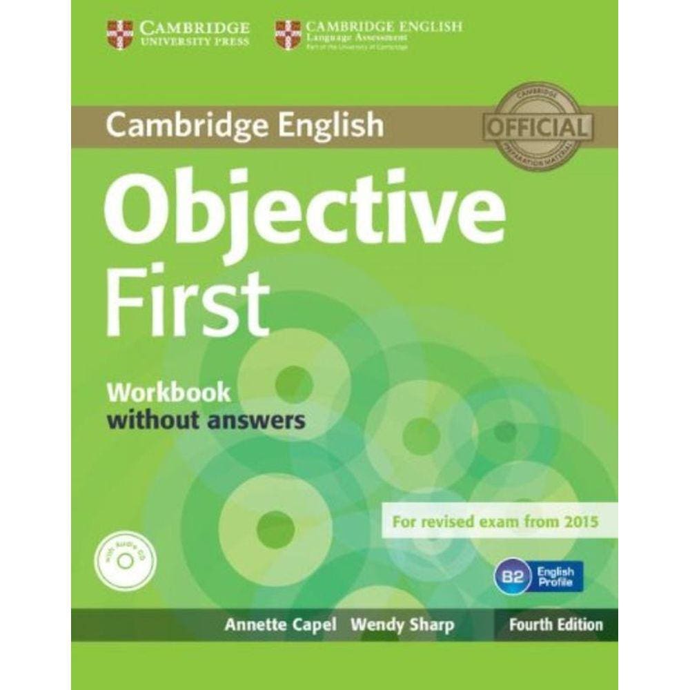 Cambridge English Objective First Wb Without Answers With Audio Cd - 4Th Ed