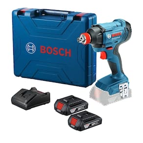 Chave de Impacto Bosch GDX 180-LI + 2 Baterias 18V + Carregador GAL 18V-20