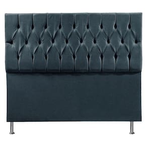 Cabeceira King 1,95m Madrid Suede - Pallazio Cor Azul Marinho