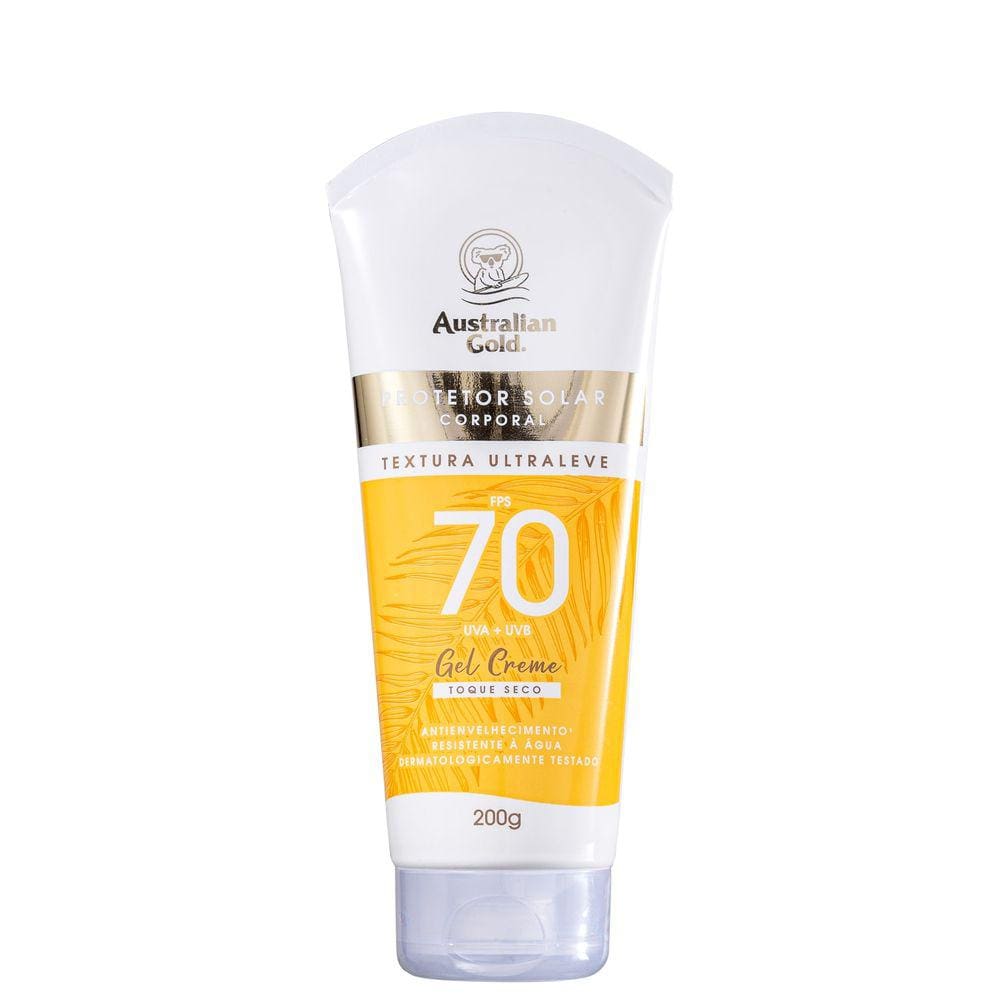 Australian Gold Gel Creme FPS 70 - Protetor Solar 200g
