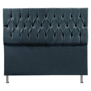 Cabeceira Queen 1,60m Madrid Suede - Pallazio Cor Azul Marinho