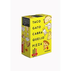 Taco Gato Cabra Queijo Pizza ao Contrário Jogo de Cartas PaperGames J078