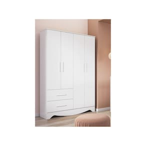 Guarda Roupa Infantil Clara Moveis Peroba 04 portas Ls MDF