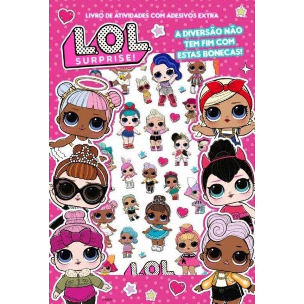 L.O.L Surprise Livro De Ativid Com Adesiv Extra 01