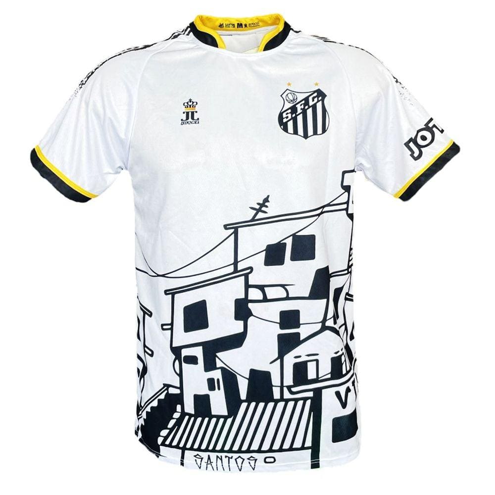 Camisa do Santos - Jotaz - Grafite de Quebrada Bimundial - Masculino