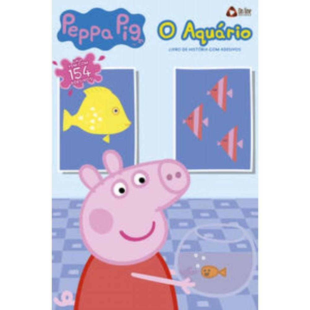 Peppa Pig - Livro De Historia Com Adesivos