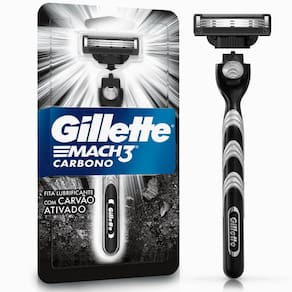 Aparelho de Barbear Gillete Mach3 Carbono