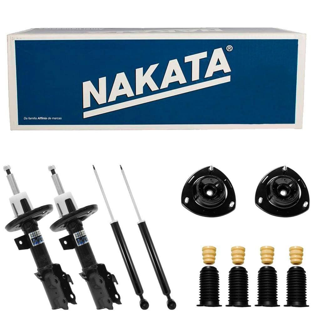 4 Amortecedor Dianteiro Traseiro New Fiesta New Ka e Kit