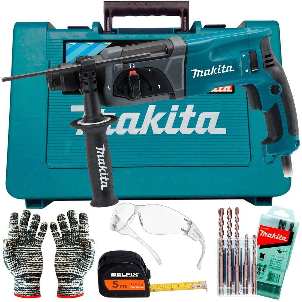 Martelete Perfurador Rompedor Makita 220v Kit Ferramentas Pontofrio