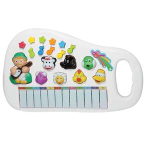 Piano Teclado Baby Fazendinha com Luz Músicas e Sons Animais – Seu