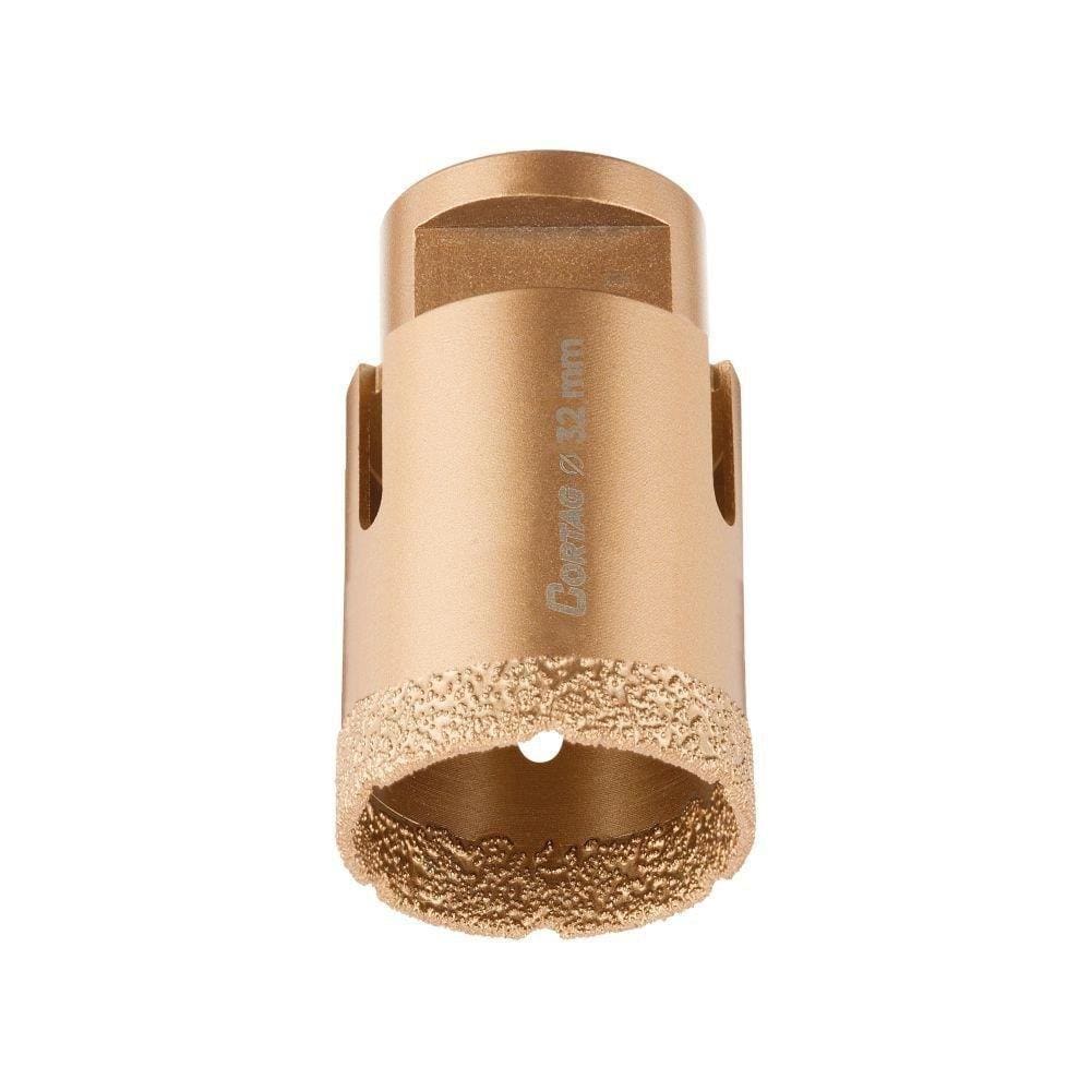 Serra Copo Diamantada Cortag para Esmerilhadeira 32mm Rosca M14