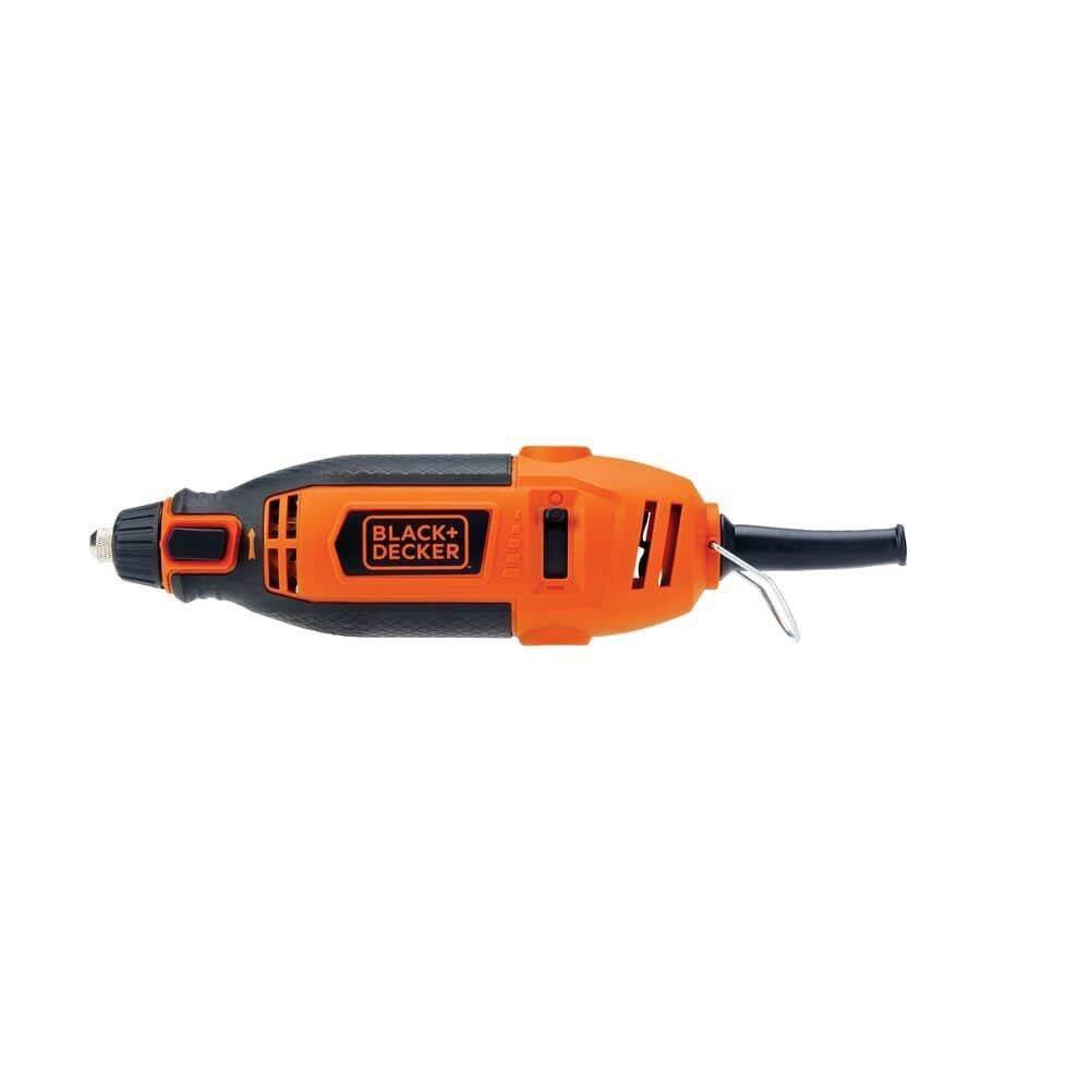 Micro Retifica Black e Decker RT18KABR Controle de Torque 113 Acessórios + Maleta 180W