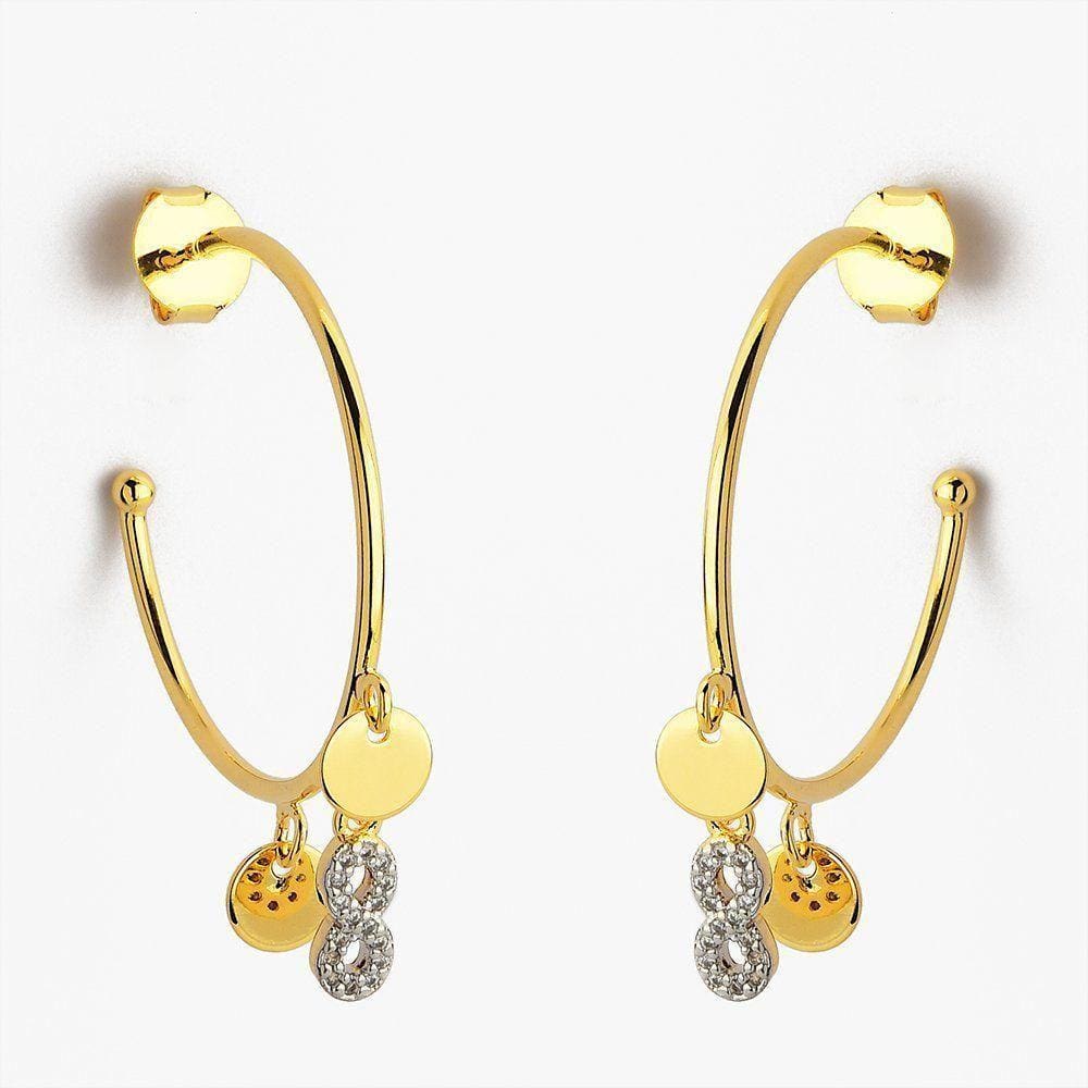 Brinco Argola Banhada Ouro 18k