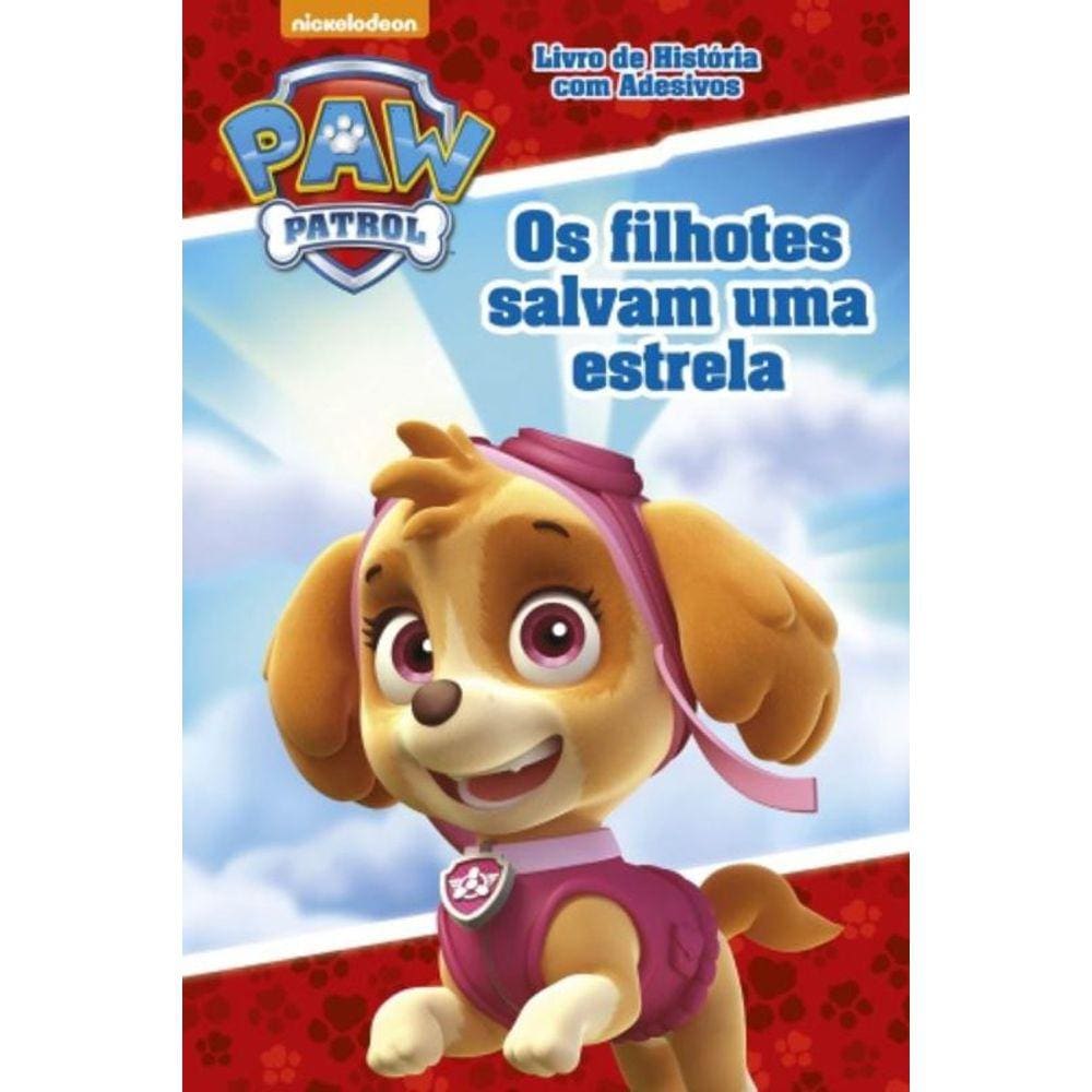 Patrulha Canina - Livro De Historia Com Adesivos