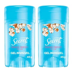 Kit 2 Desodorantes em Gel Secret Algodão 45g