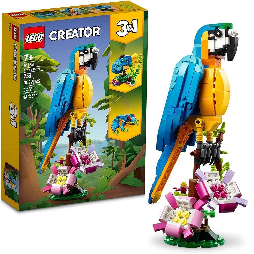Lego Creator Papagaio Exótico 31136