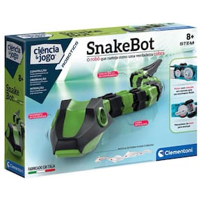 Figura de Montar - Ciência e Jogo - Snakebot - 25 peças - Fun Divirta-se