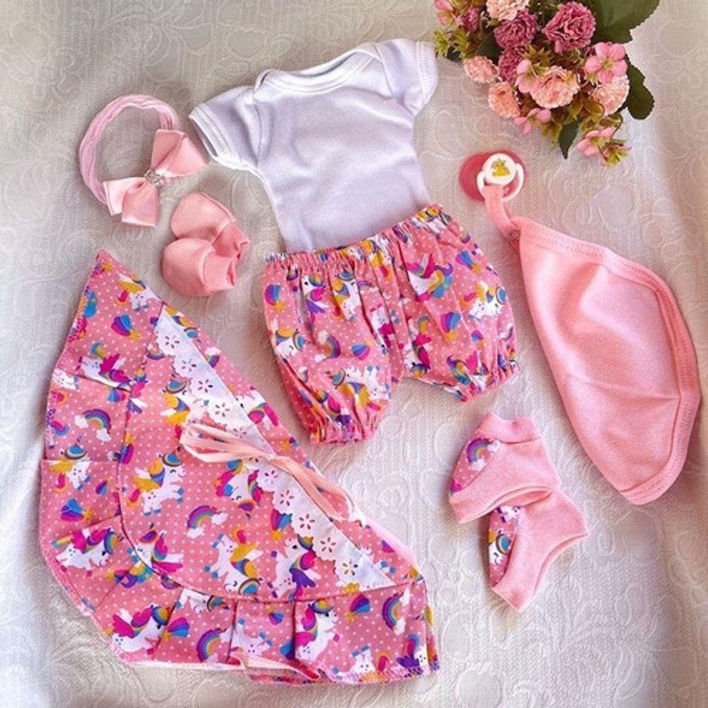 Saída Maternidade Body Short