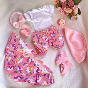 Saída Maternidade Body Short
