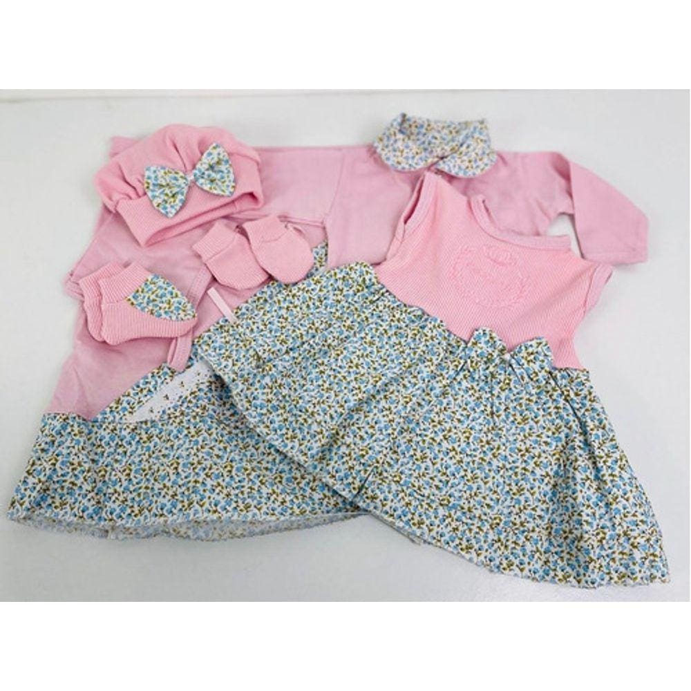 Saída Maternidade Vestido De Flores