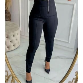 Calça Lipo Super Power One Aperta A Barriga Tecido Suplex