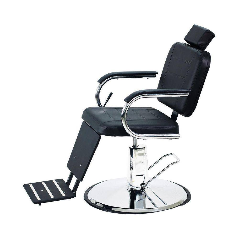 Cadeira de Barbeiro Barber London Base Cromada