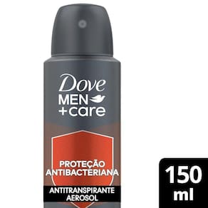 Desodorante Aerosol Dove Men+Care Proteção Antibacteriana 150ml