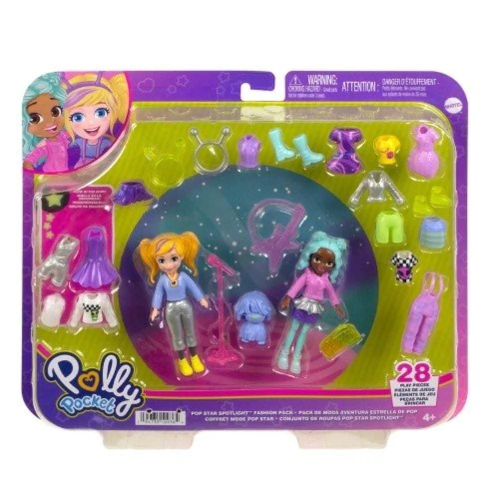 Polly Pocket Conjunto 2 Amigas Hora De Brincar Mattel Gfr06