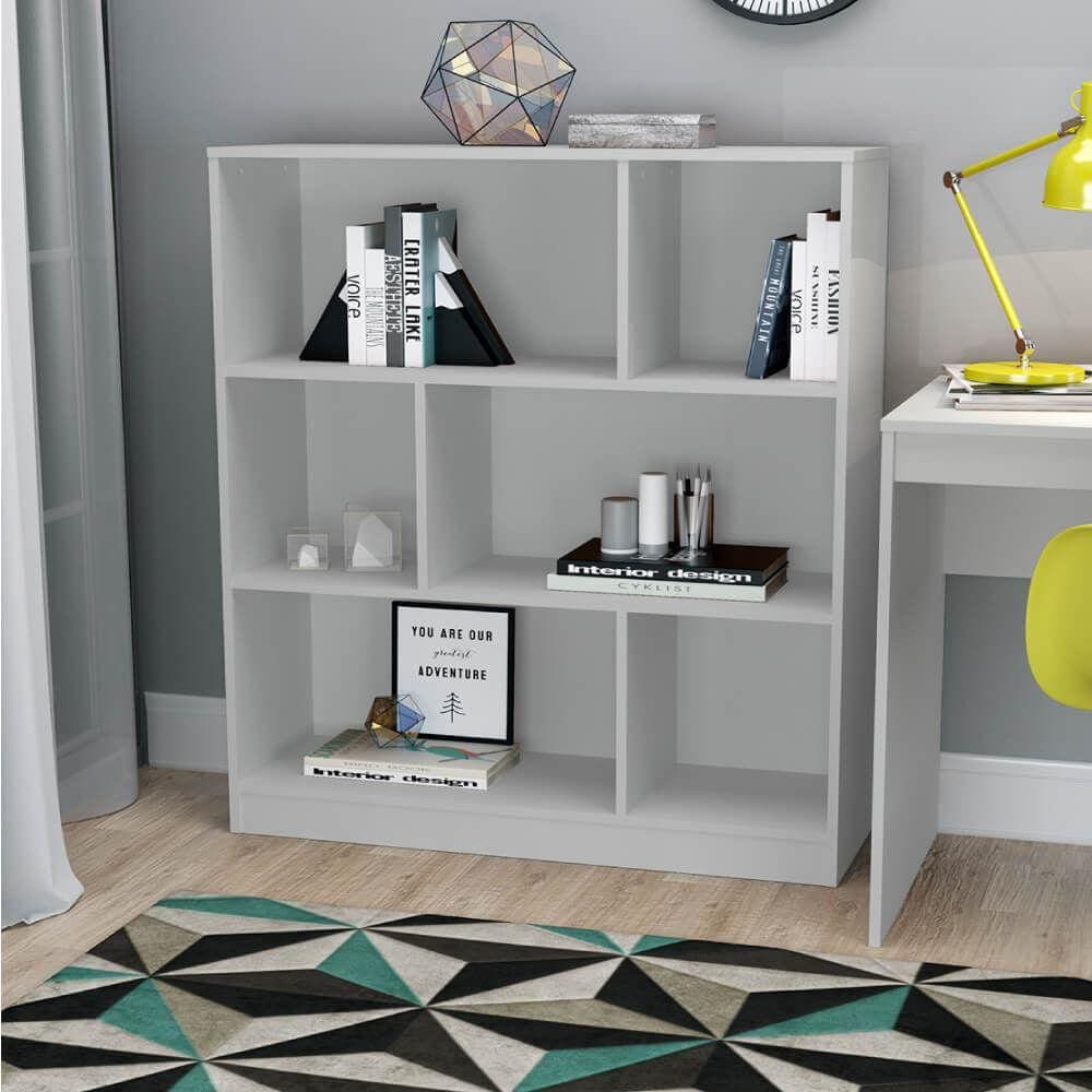 Estante com 6 Nichos B25 - Branco