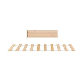 Kit Estrado com Grade para Cama Club House Wood Branco/Natural- Casatema