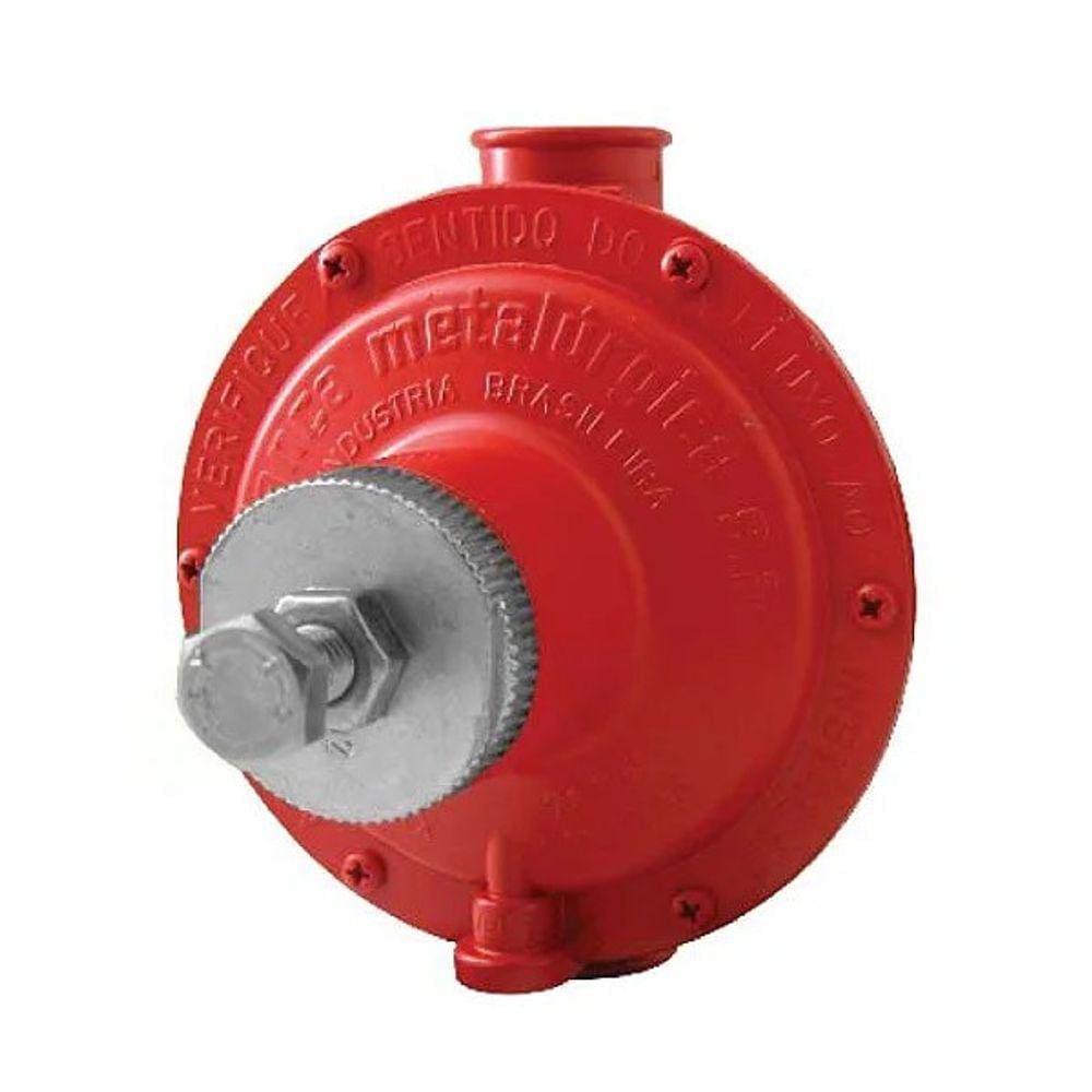 Regulador De Gas Segundo Estagio  76511/02 Vermelho 15Kg 1/2Npt