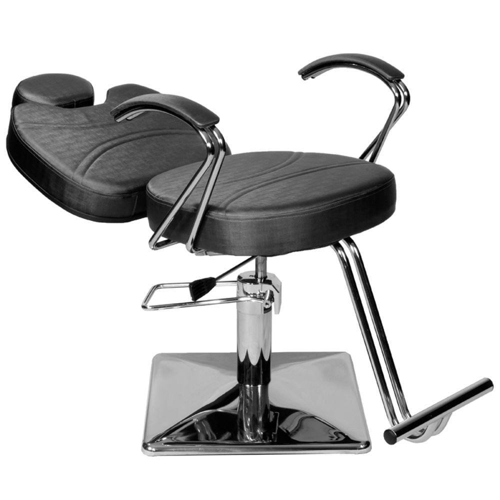 Cadeira Poltrona de Cabeleireiro Recl Topázio Preto Facto