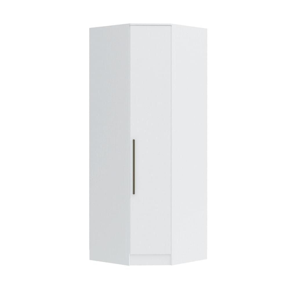 Guarda Roupa Modulado Requinte de Canto com 1 Porta - Branco Line