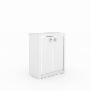 Balcão para Escritório 2 Portas Tecno Mobili - Branco